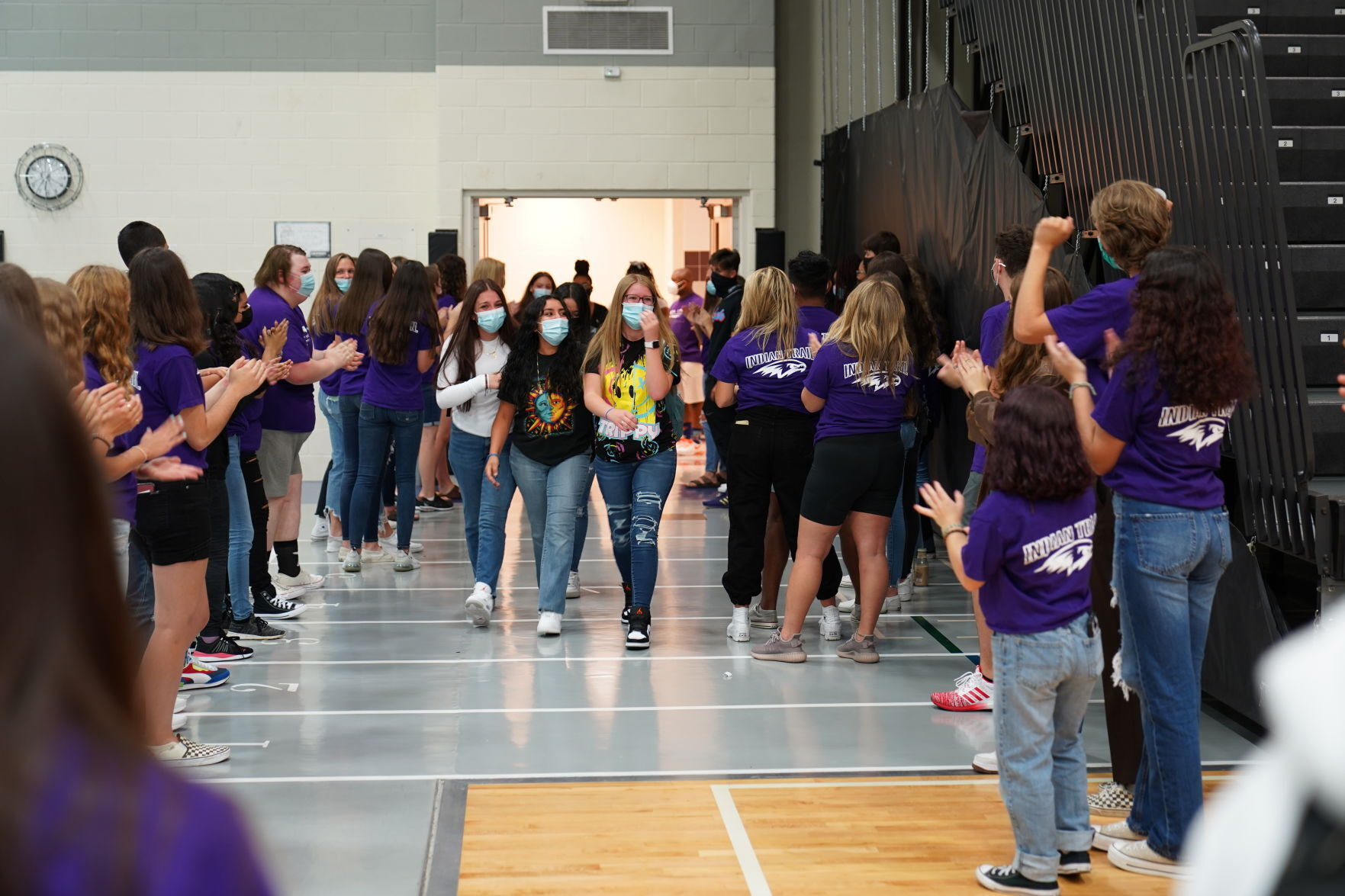 First Day of School at Indian Trail High School and Academy